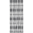 Zasłona muchowa Wicotex Perla 90x220cm czarna