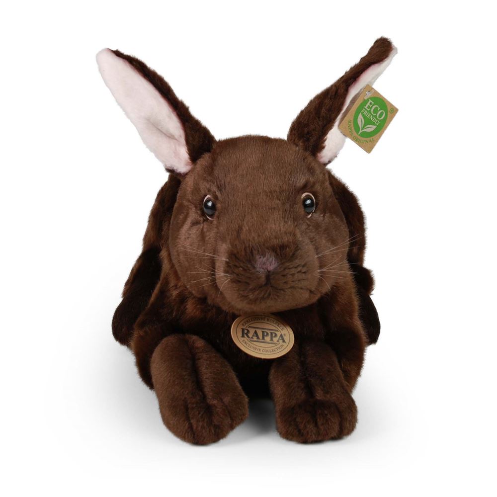 Pluszowy królik brązowy 33 cm ekologiczny