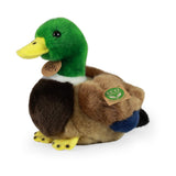 Pluche eend 20 cm eco-vriendelijk
