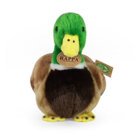 Pluche eend 20 cm eco-vriendelijk