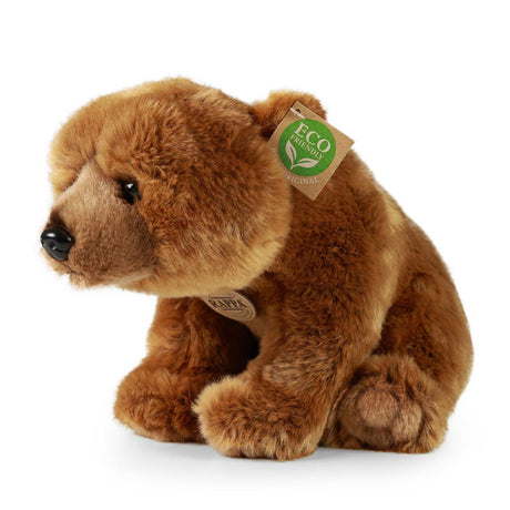Pluche grizzly beer 30 cm eco-vriendelij | 2 stuks