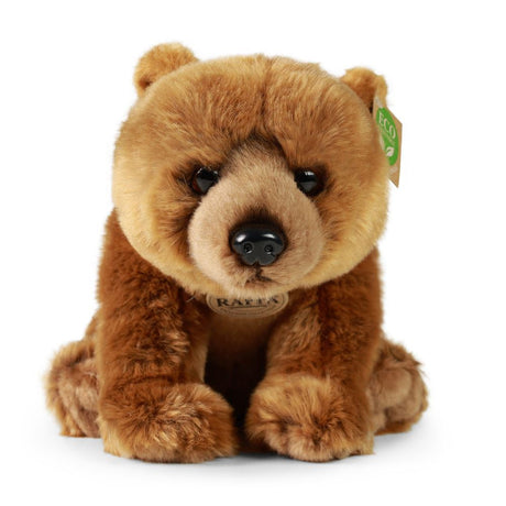 Pluche grizzly beer 30 cm eco-vriendelij | 2 stuks