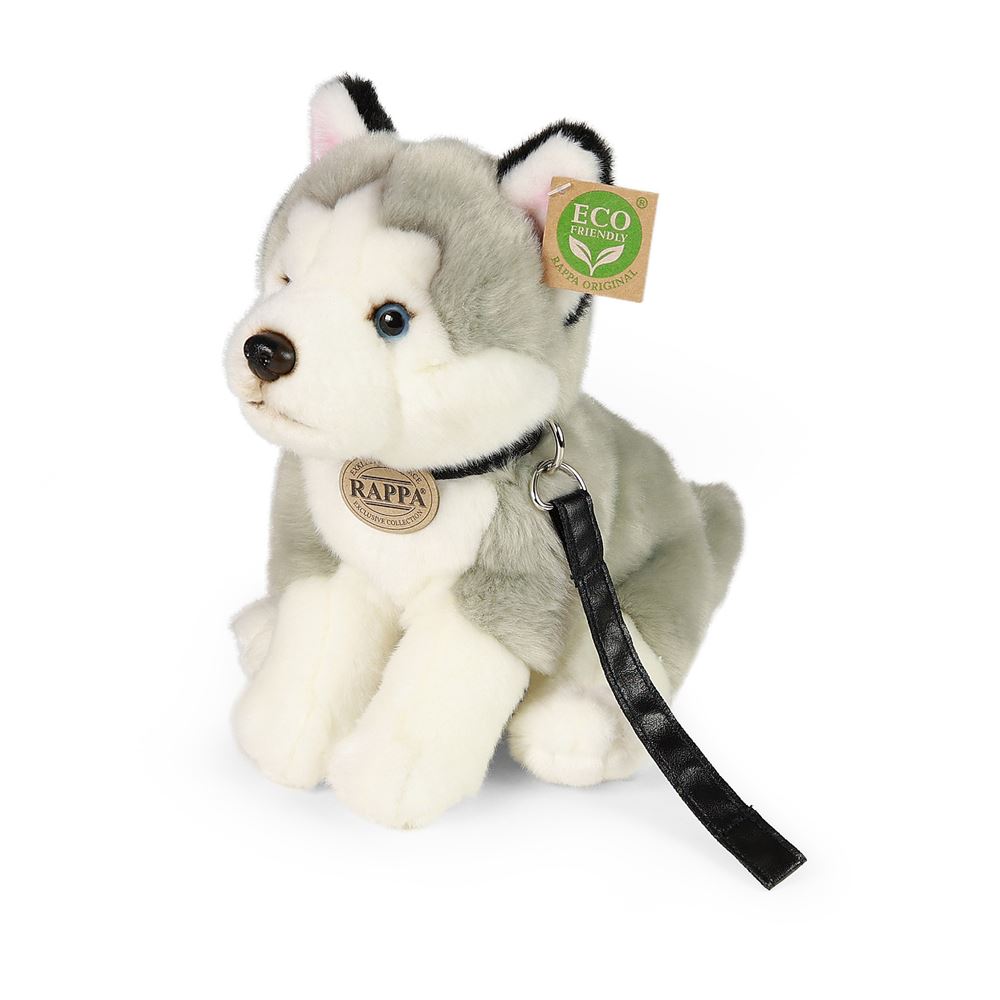 Pluszowy pies husky 28 cm ekologiczny