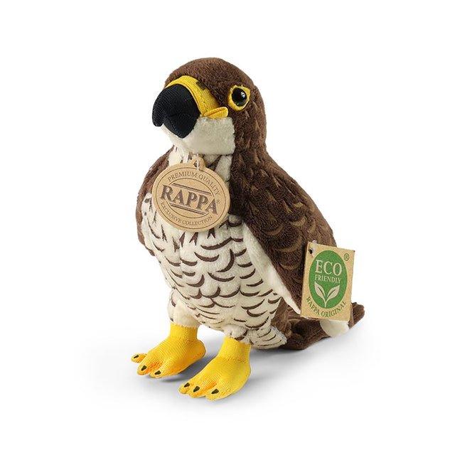 Pluche havik 18 cm eco-vriendelijk