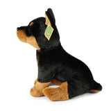 Pluche dobermann 30 cm eco-vriendelijk