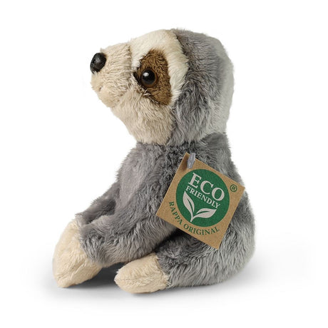 Pluche luiaard 13 cm eco-vriendelijk