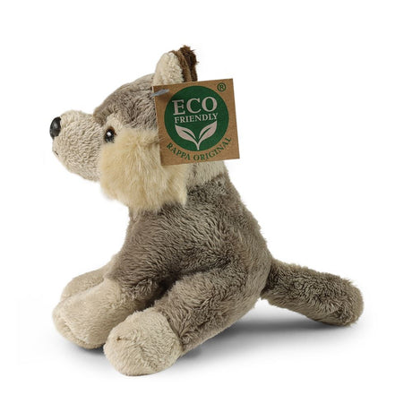 Pluche wolf 13 cm eco-vriendelijk