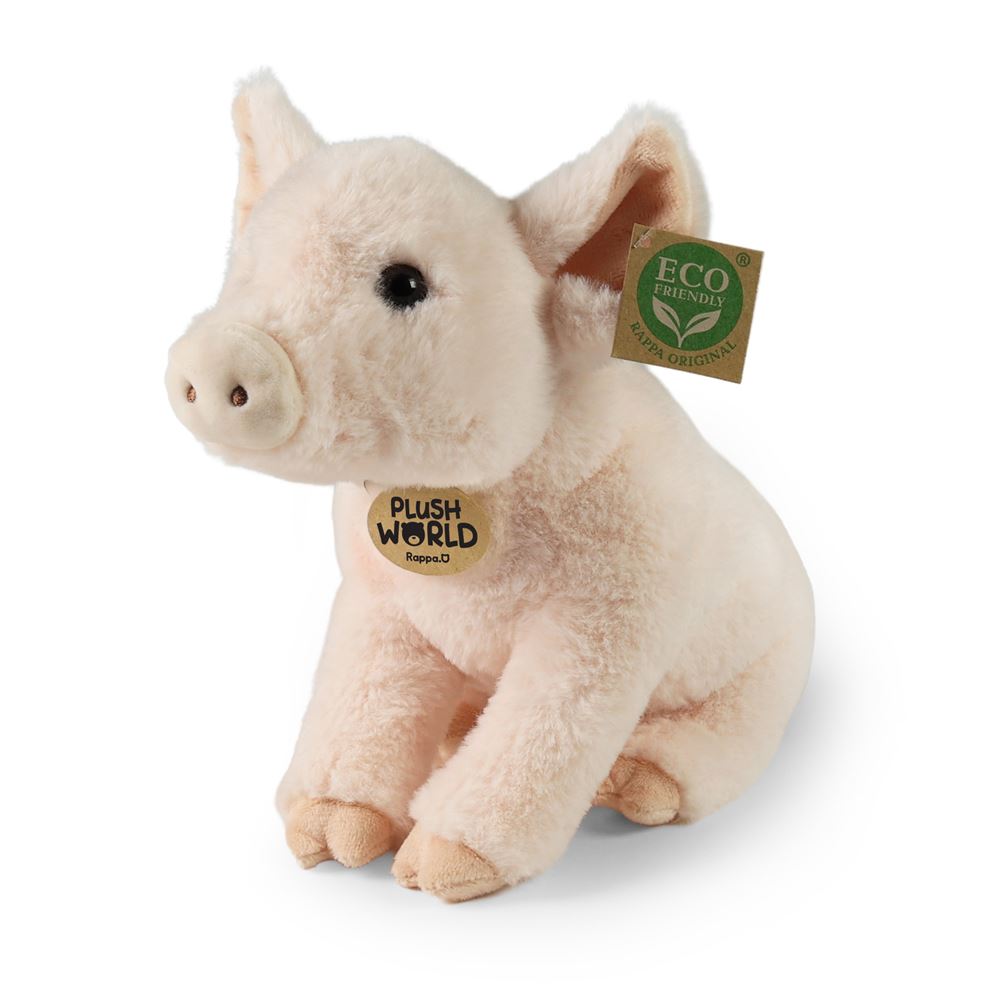 Pluche varken 28 cm eco-friendly