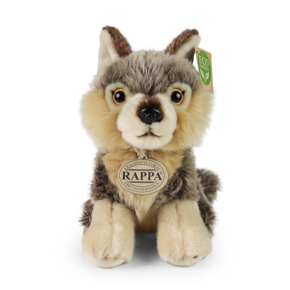 Pluche wolf 18 cm eco-vriendelijk