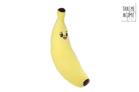 Przytulanka „Zabierz mnie do domu” w kolorze żółtym bananowym - 100cm