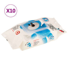 Vidaxl Baby Wipes 10 paczek 720 chusteczek