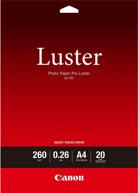 Papier fotograficzny Canon a4 260 g m² biały błyszczący 20 arkuszy
