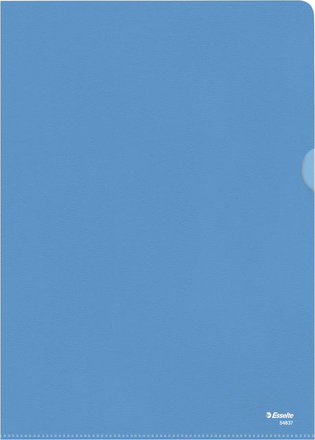 Teczka standardowa Esselte a4 - folia pp 0,11 mm - 100 sztuk - niebieska