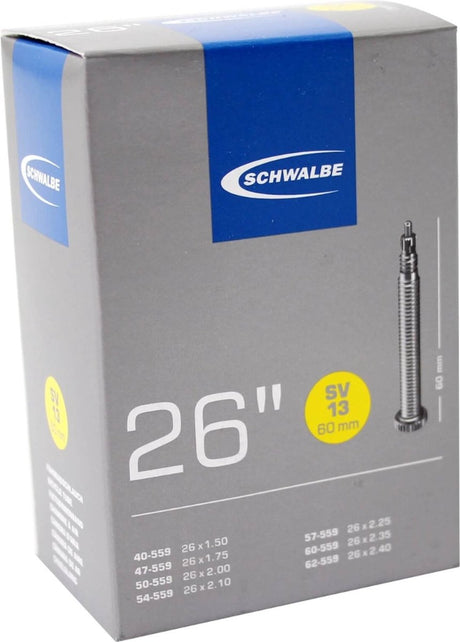 Schwalbe Wewnętrzna rurka SV13 26 cali 40 62-559 SV 60 mm długi