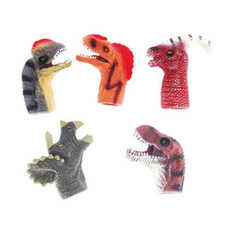 Dino-pacynka na palec | 4 sztuki