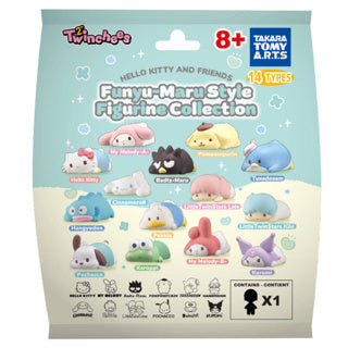 Różne figurki w stylu Sanrio funyu-maru | 24 sztuki