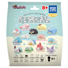 Różne figurki w stylu Sanrio funyu-maru | 24 sztuki