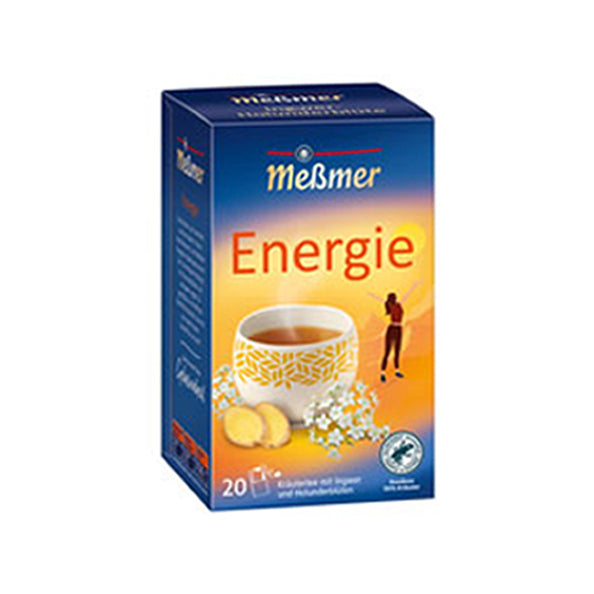 Messmer energie ingwer holunderblute 20x 2gr (5 sztuk)
