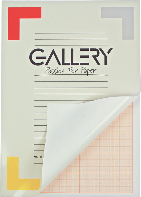 Galeria papier milimetrowy format 21 x 297 cm (a4) blok 50 kartek