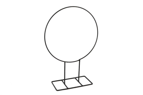 Hbx naturalny żywy pierścień do układania kwiatów ze standardowym hula hop ø28x10xw40cm czarny