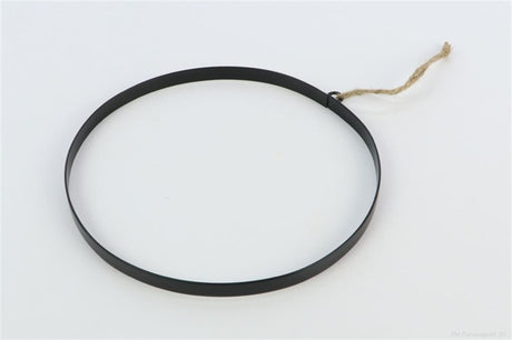 HBx naturalny, żywy pierścień kwiatowy metalowy ø35cm