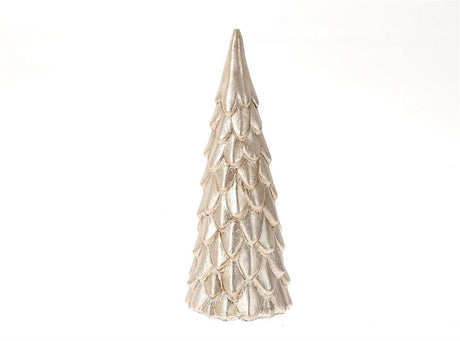 Hbx naturalna żywa statua choinkowa leśna śr. 7x17cm srebrna