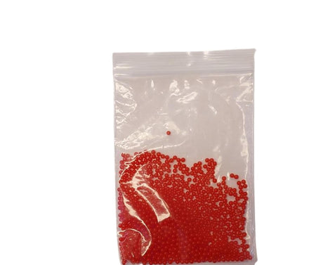 HBx Natural Living Deco koraliki wodne, czerwona torebka 15gr