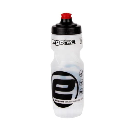 Butelka na wodę Ergotec 750ml - biała przezroczysta