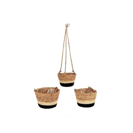 Hbx natural Living hbx natrural Living wisiorek Makka zestaw 3 ø14xh10 ø16xh11 ø18xh13cm