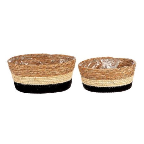 Hbx natural Living hbx natrural Living kosz na rośliny Makka zestaw 2 23x15x11cm 26x18x12cm