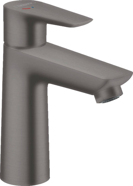 Hansgrohe talis e - bateria umywalkowa - obsługa jedną dźwignią - zimny start oszczędność energii - bez odpadu - rozmiar 110 mm - czarny szczotkowany chrom