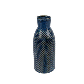 Porcelanowy wazon Decoris ø10,5xw26,5cm niebieski