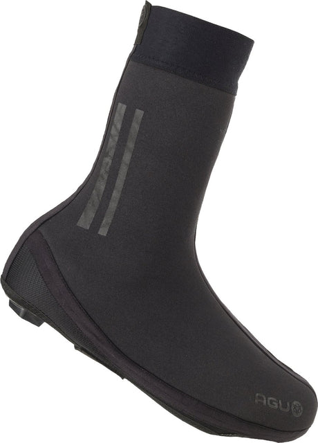 Agu thermo - overschoenen - thermische neopreen fietshoezen - winddicht en waterdicht - kevlar versterkte neus - getapete naden - zonder rits - unisex - zwart - xl 44-48