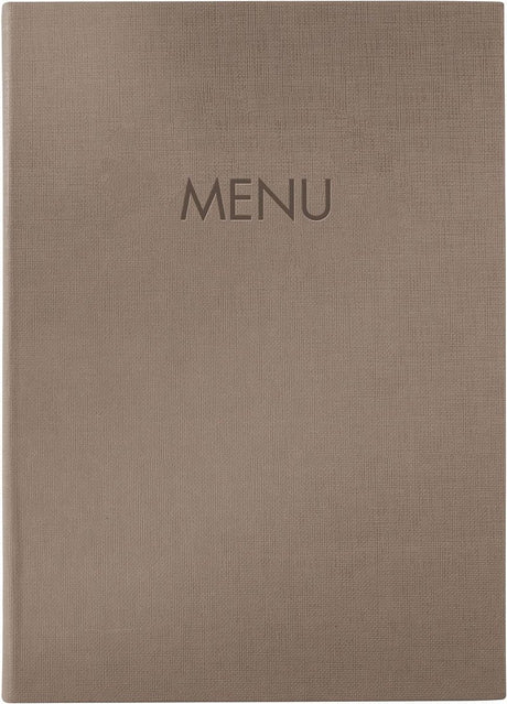 Teczka na karty menu Sigel - a4 - brązowa - na 8 kartek - si-sm210