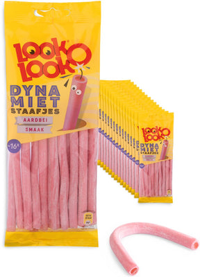 Look o look look-o-look laski dynamitowe truskawkowe (15x 110gr)