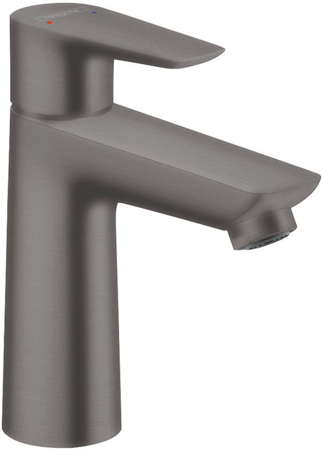Hansgrohe talis e - bateria umywalkowa - obsługa jednouchwytowa - bez korka - rozmiar 110 mm - czarny chrom szczotkowany