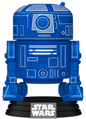 Funko star wars r2-d2 (plan) winylowa figurka 798 unisex pop! - neutralny - standardowy