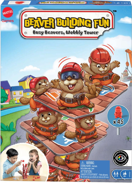 Gry Mattel - budowanie zabawy z bobrami