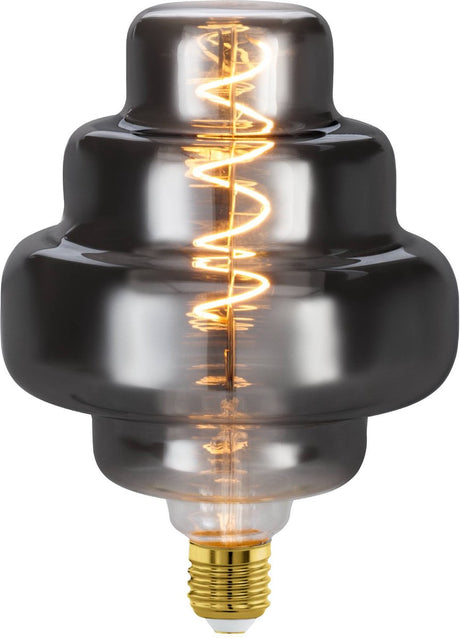 Eglo led lamp - e27 - ø 15 cm - rookglas - 2000k - dimbaar