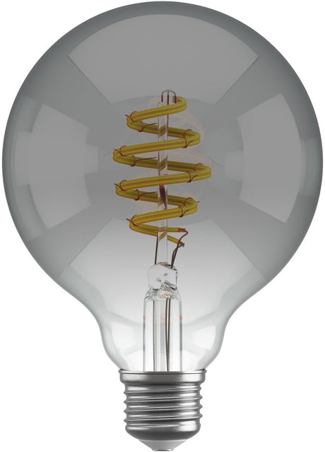Hombli smart filament bulb - e27 g95 - smokey - globe - warm wit licht - koel wit licht - vintage look - wifi - 1 stuk