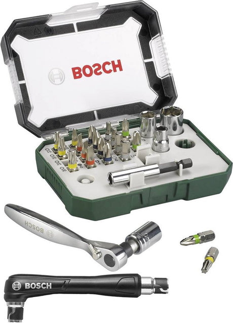 Akcesoria Bosch promline 2607017392 zestaw bitów 27-częściowy płaski, krzyżowy pozidriv, krzyżowy Phillips, sześciokątny, wewnętrzny-sixron