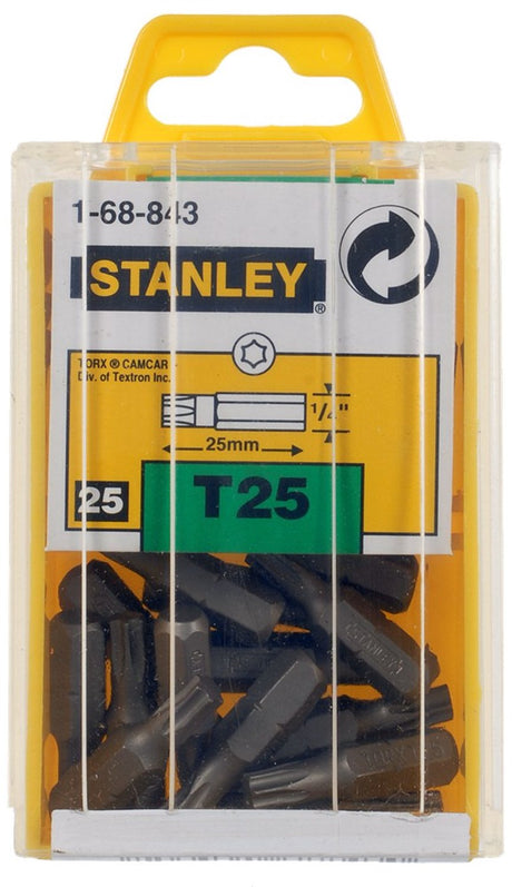 Stanley 1 4 bits torx t25