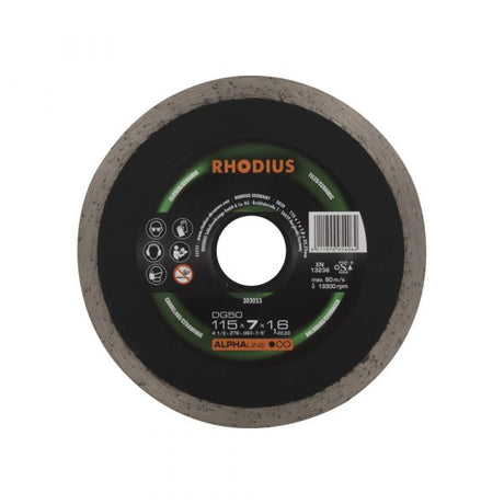 Tarcza diamentowa do cięcia płytek 115 mm