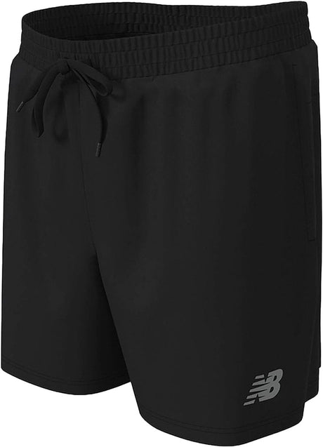Męskie spodnie sportowe New Balance Sport Essential Short 5 - czarne