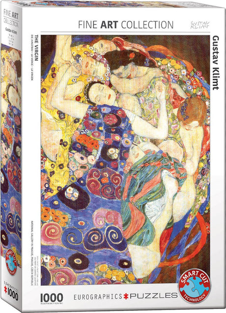 Eurographics - dziewica [die jungfrau] - gustav Klimt - 1000 elementów 48×68cm (szer.×wys.) - puzzle artystyczne