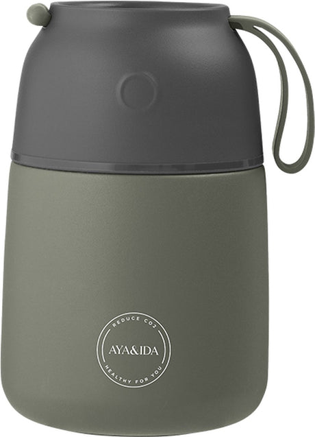 Aya ida - foodie - termos - pojemnik na żywność - 500ml - tropikalna zieleń