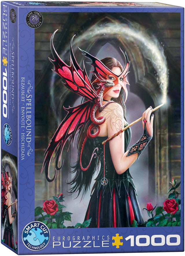 Eurographics - zaczarowana [oczarowana] - Anne Stokes - 1000 elementów 48×68cm (szer.×wys.) - układanka