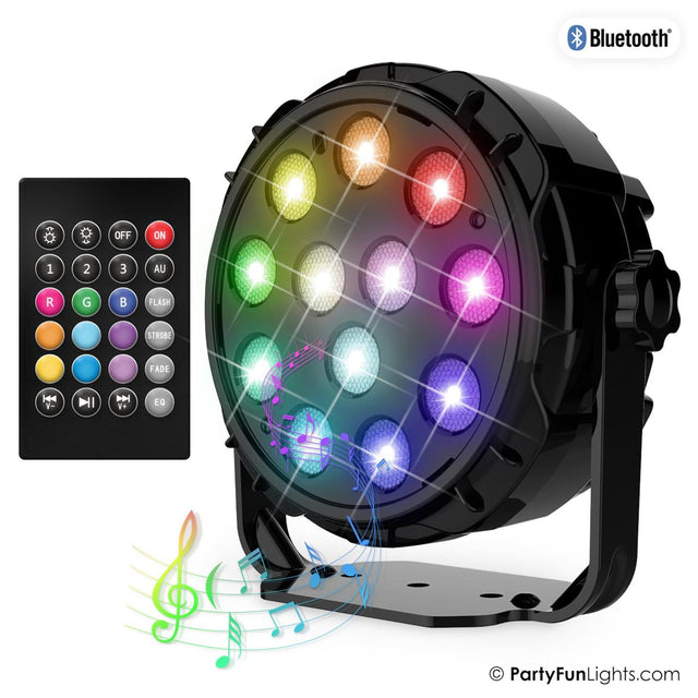 Partyfun oświetla głośnik Bluetooth 12x diodami LED mocy