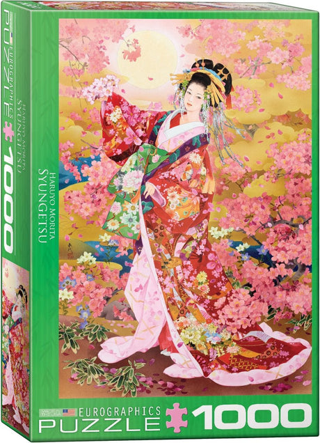 Eurographics - syungetsu - haruyo morita - 1000 elementów 48×68cm (szer.×wys.) - układanka