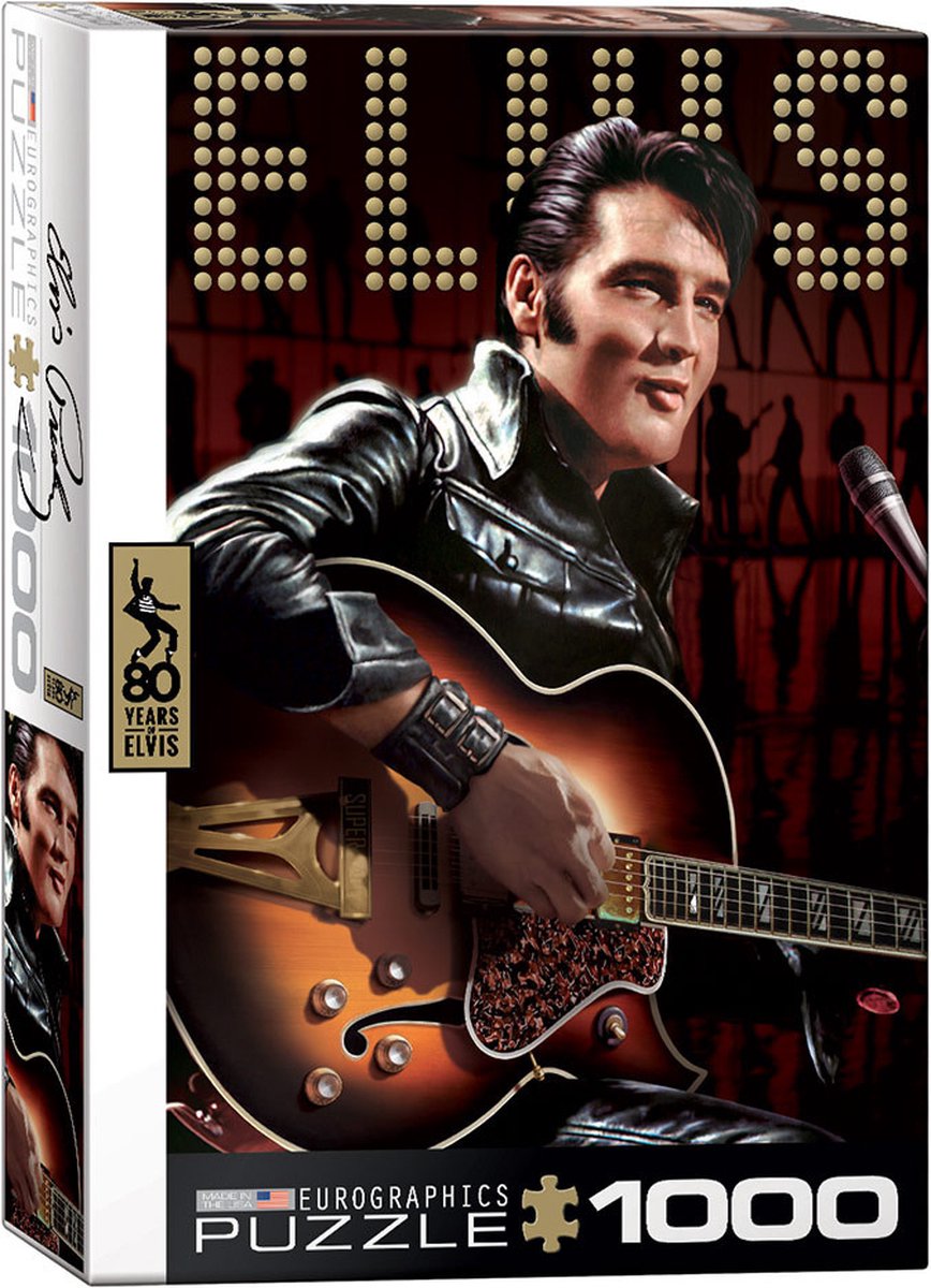 Eurographics - elvis presley comeback special - 1000 elementów 68×48cm (szer.×wys.) - układanka